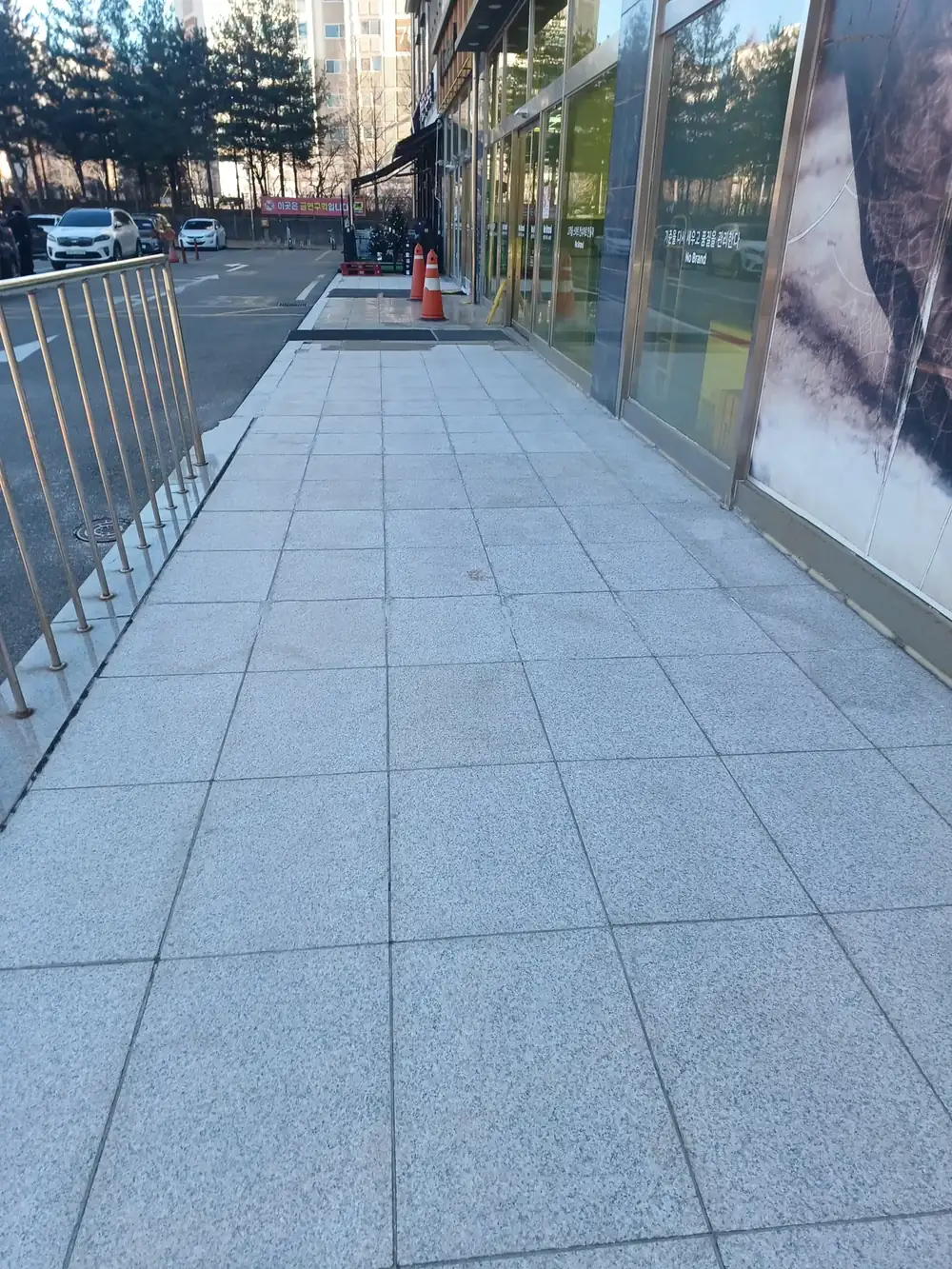 인천 호텔 로비 대리석 시공