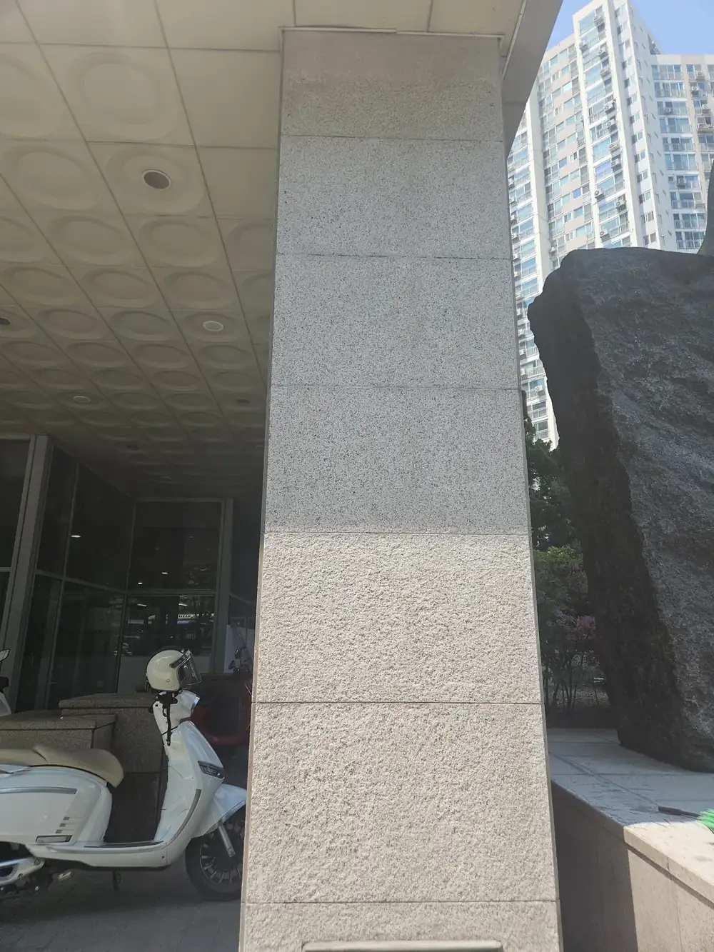 부산 대리석미끄럼방지 시공 사진